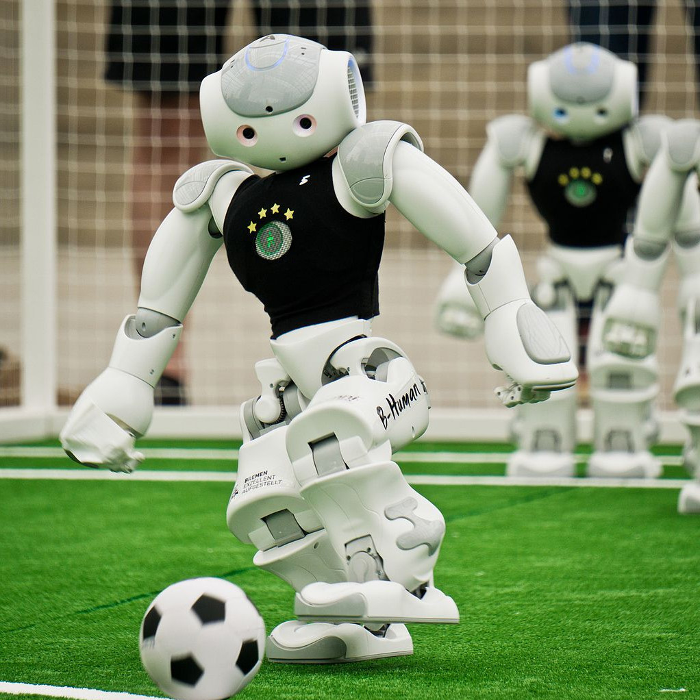 Des robots qui disputent des matchs de foot, quoi de plus normal après tout ?