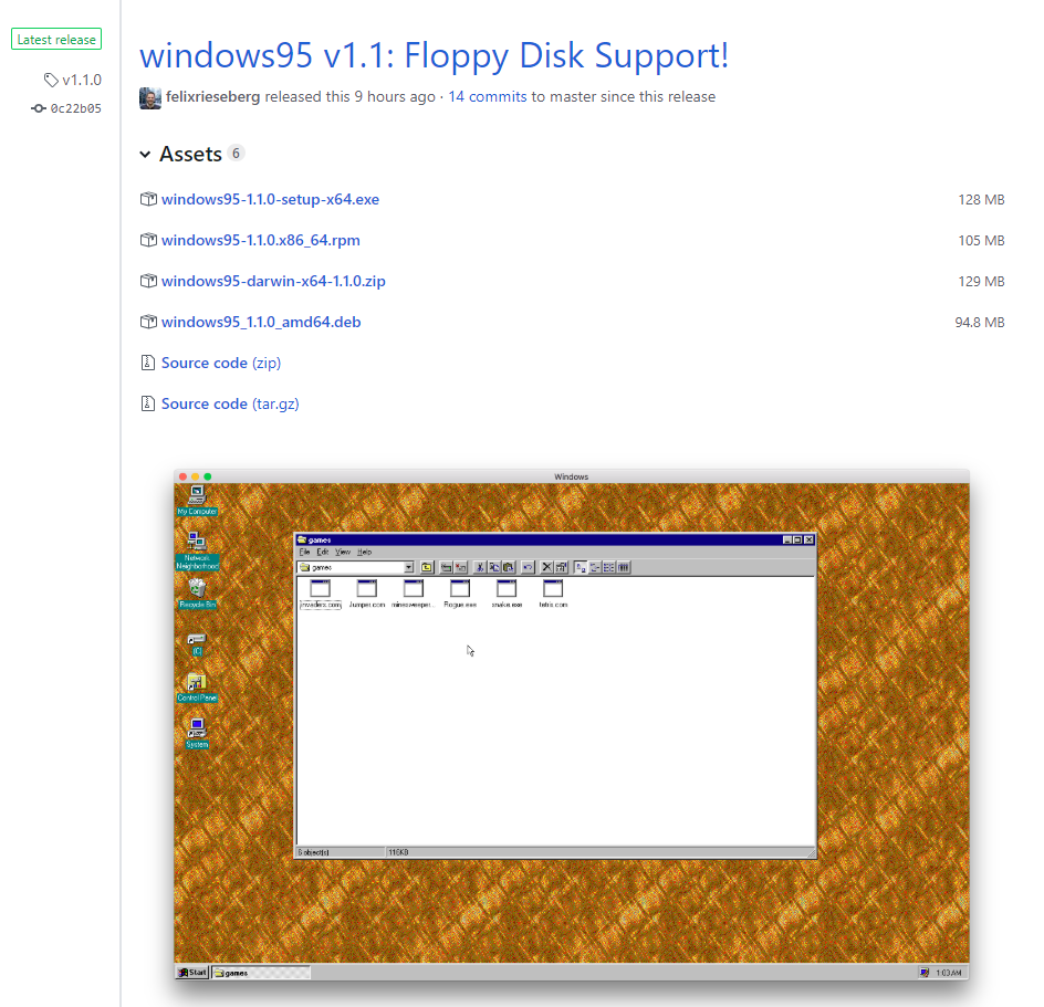 github windows 95