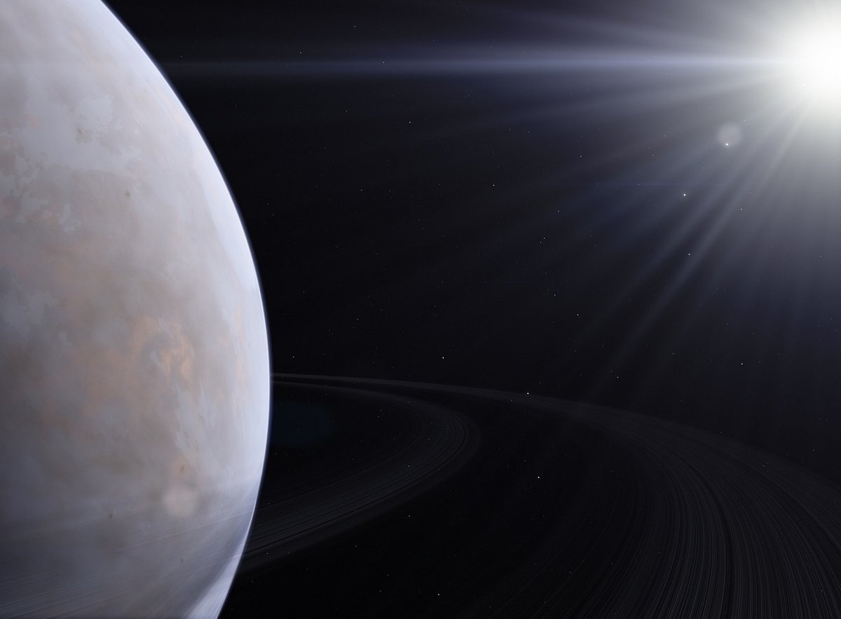 Vue d'artiste d'une exoplanète. Crédits NASA