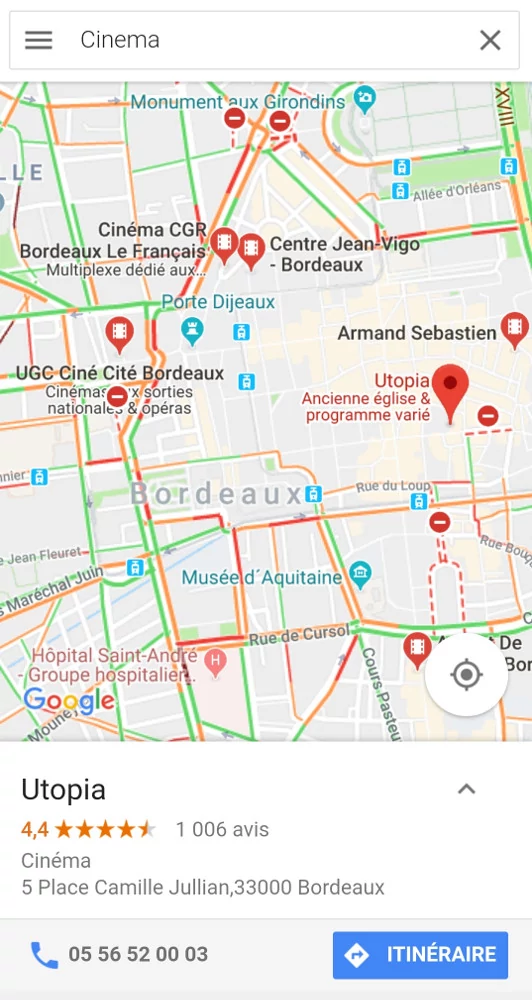 Google Maps Go pour Android