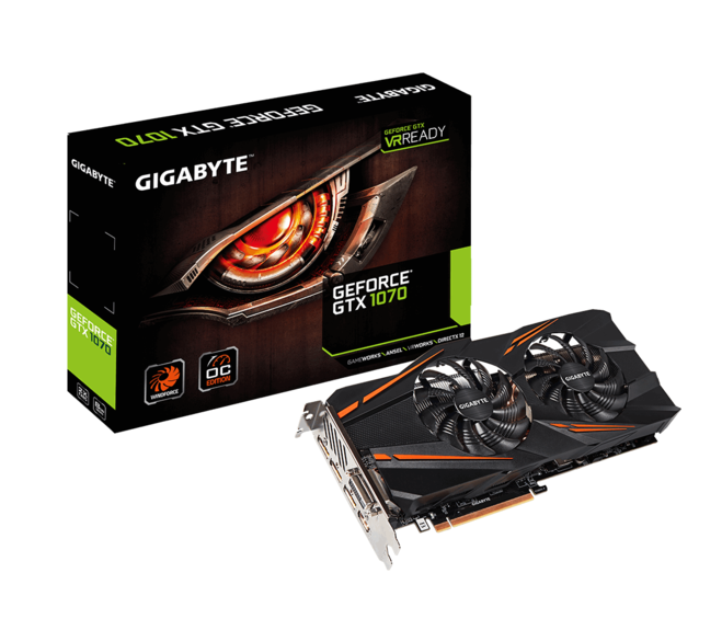 GIGABYTE GeForce GTX 1070 WF2 OC 8 Go DDR5 dans le rayon Carte Graphique NVIDIA GeForce GTX 1070.png