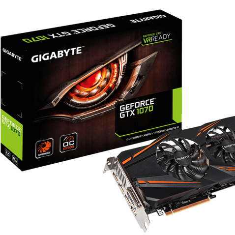 GIGABYTE GeForce GTX 1070 WF2 OC 8 Go DDR5 dans le rayon Carte Graphique NVIDIA GeForce GTX 1070.png_cropped_478x478