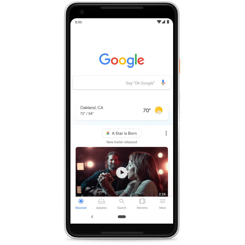 Google feed отключить asus