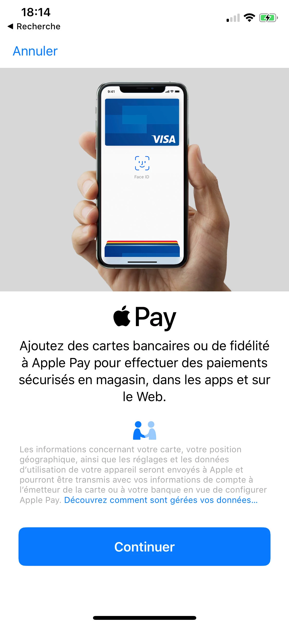 Apple Pay - configuration © Apple