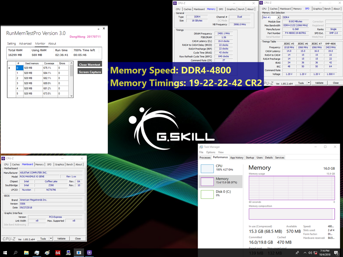 DDR4-4800 G.Skill