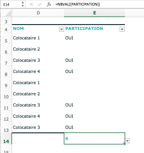 Comment Compter Les Cellules Non Vides Sous Excel