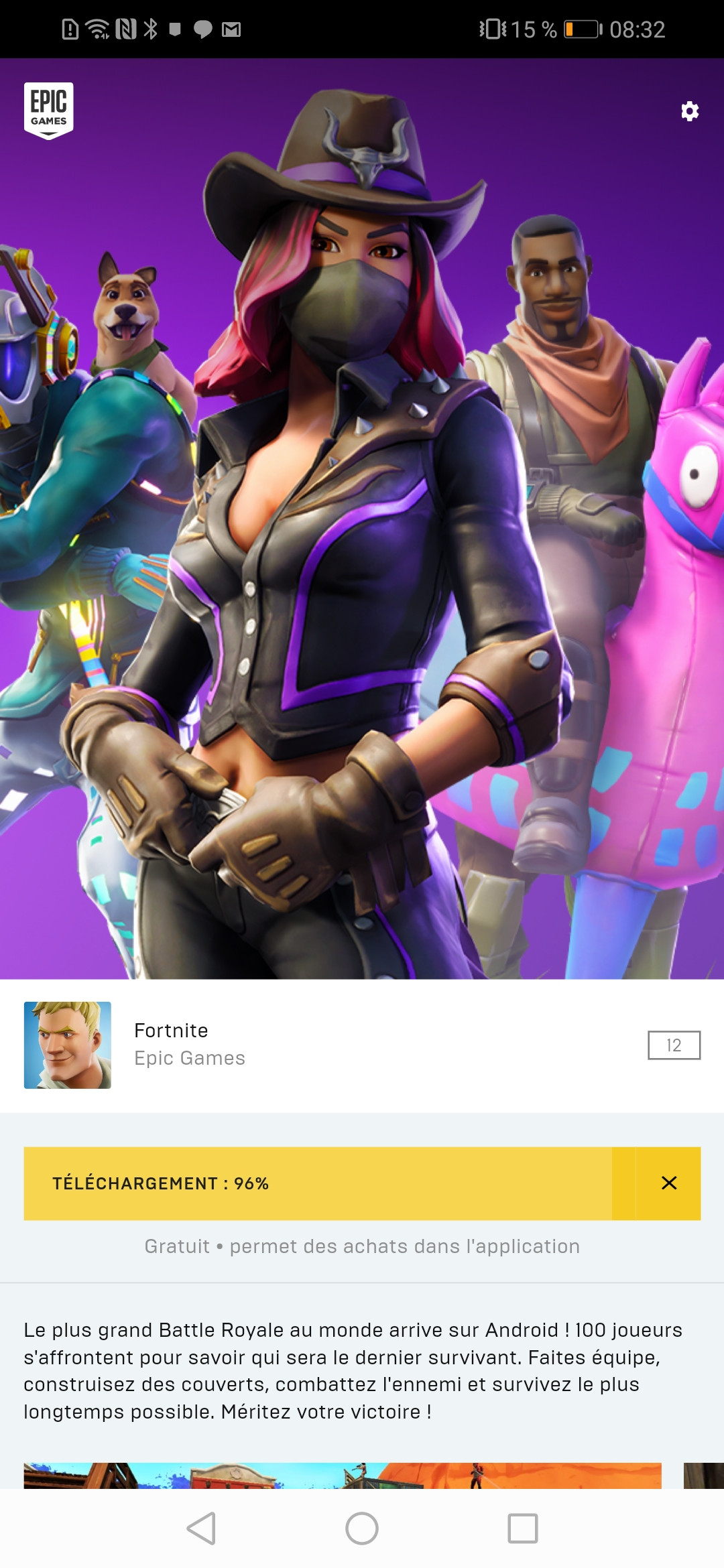 Fortnite pour Android
