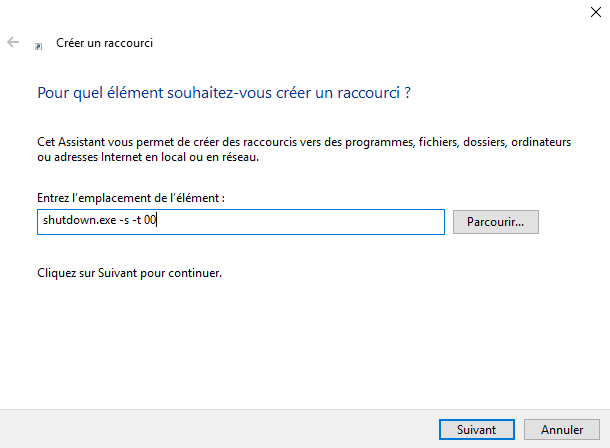 tuto-raccourci-PCshutdown