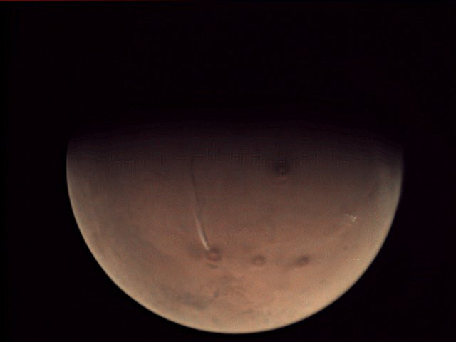 Nuage sur Mars