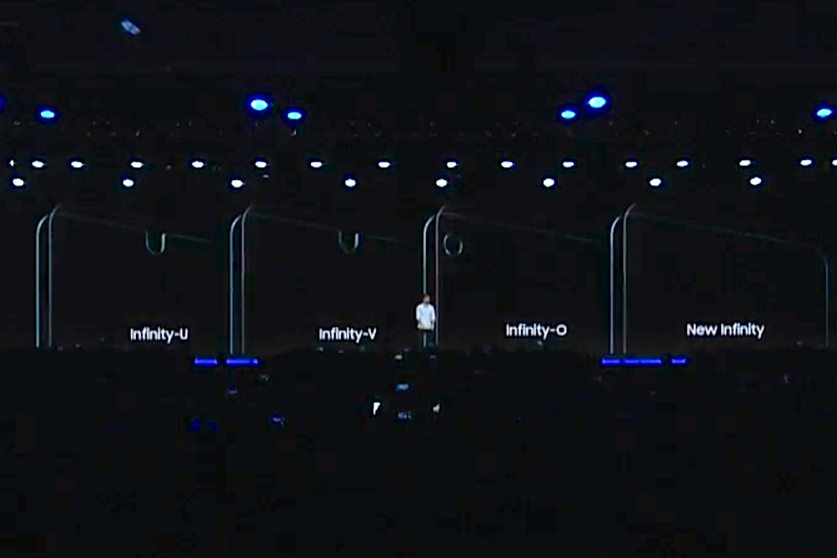 Samsung écrans infinity