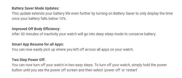 Wear OS Battery