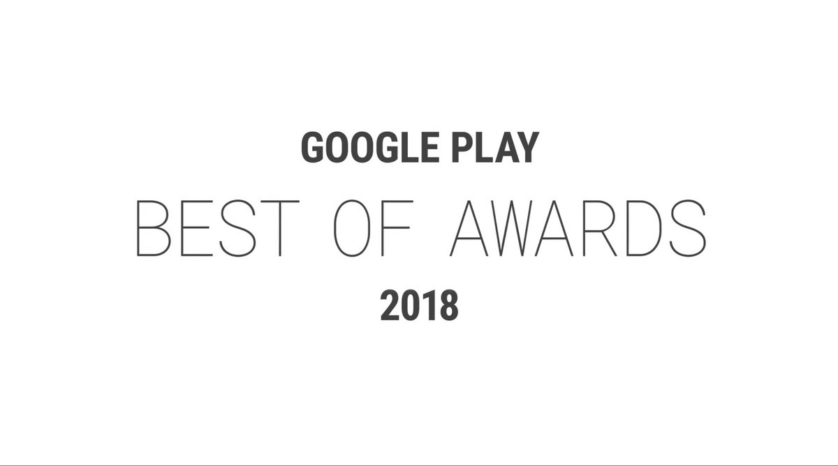 Google Play Awards 2018