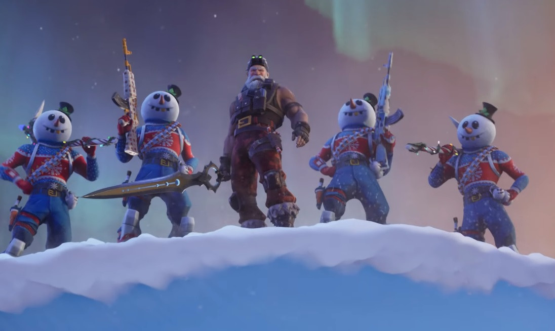 fortnite pere noel jpg - fortnite mise a jour noel