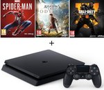 ⚡️ Bon Plan : PS4 500 Go + Spider-Man + Assassin's Creed Odyssey + Call of Duty Black Ops 4 à 289€