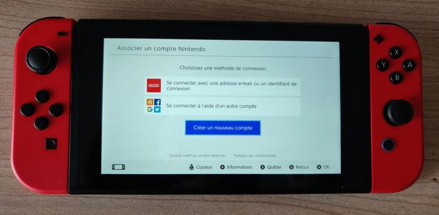 Nintendo Switch Clubic Compte