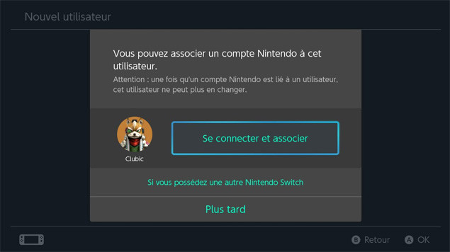 nintendo switch clubic compte - associer compte switch fortnite