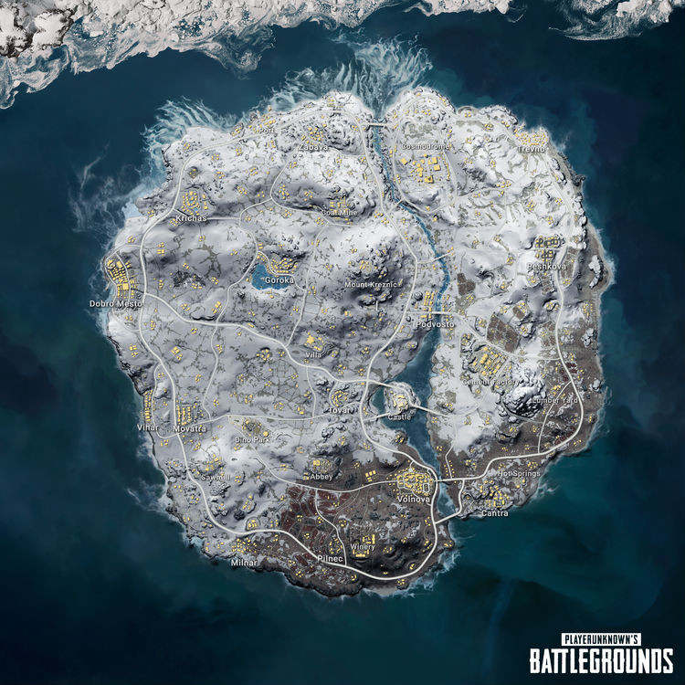 PUBG Vikendi map