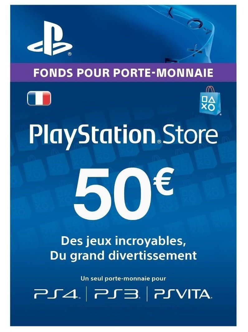 Carte PSN 50