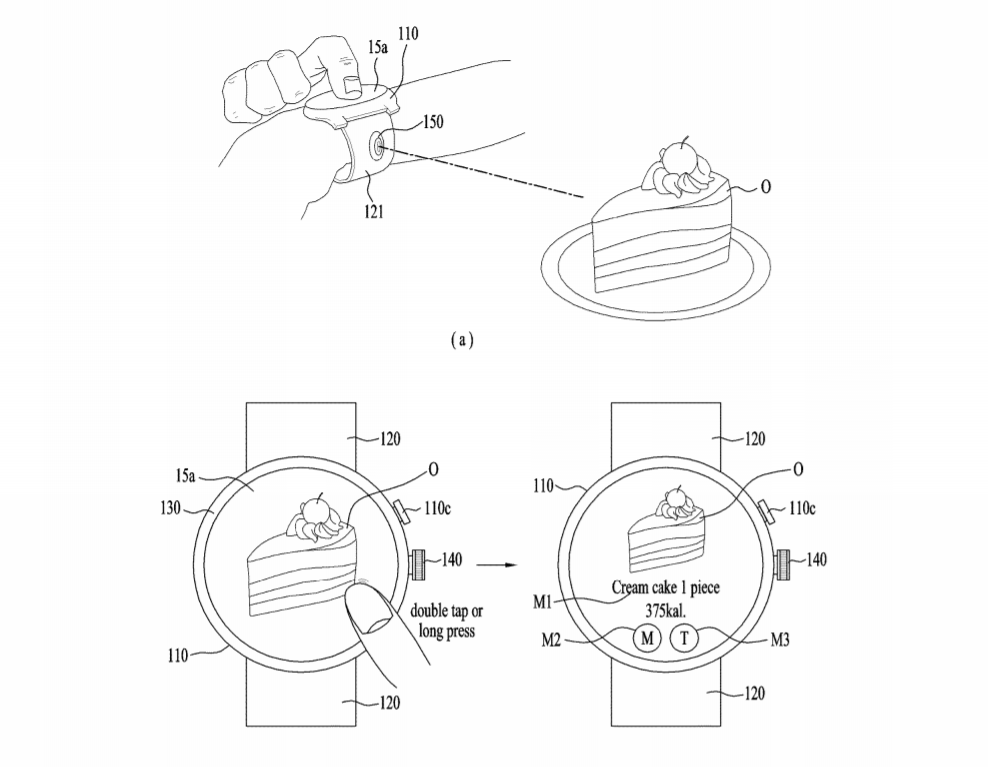 Brevet montre connectée LG