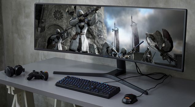 Ecran PC Gamer Incurvé 49 QLED 5K 120 Hz SAMSUNG