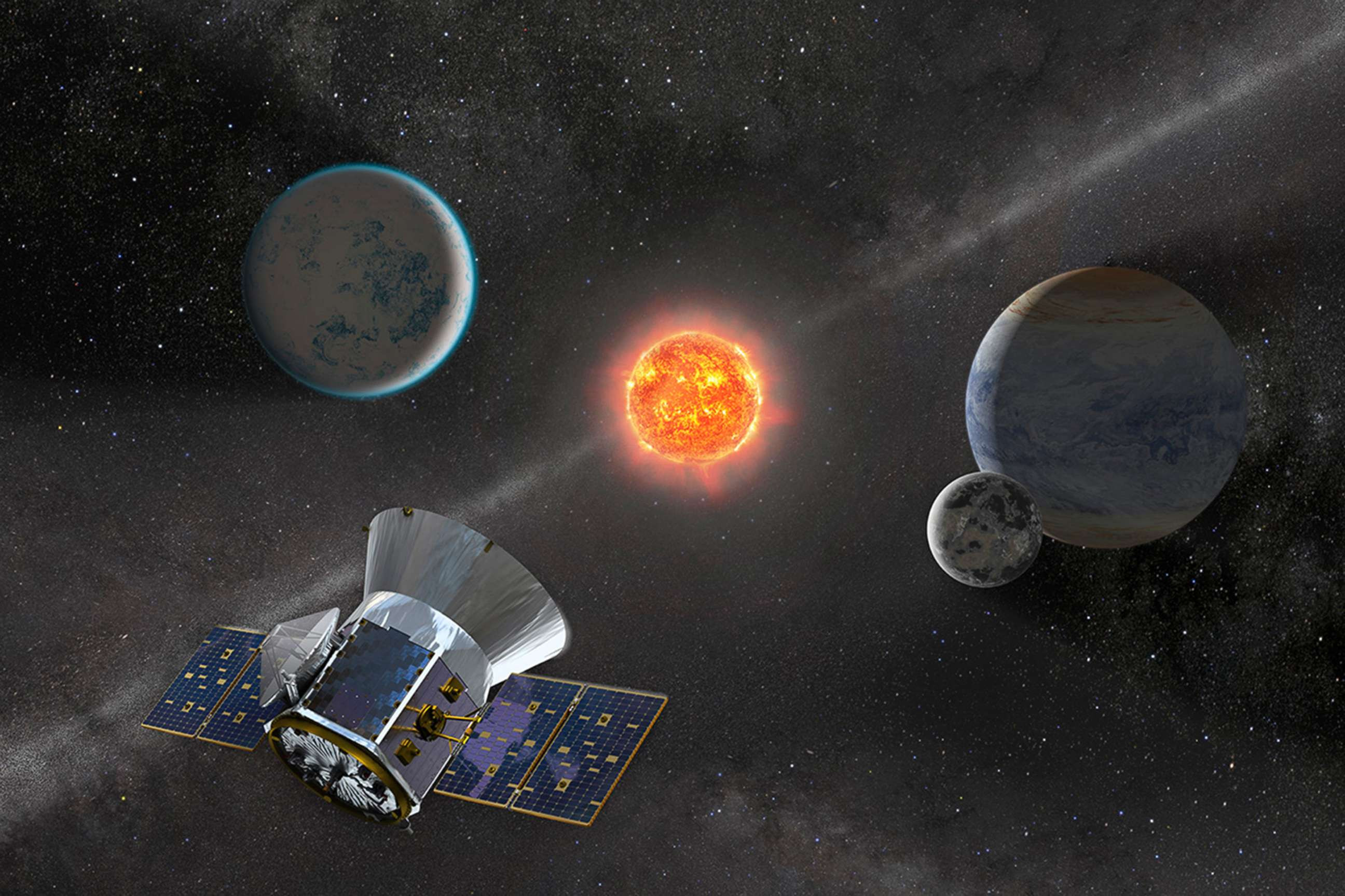 Après 2 ans d'activité, le télescope TESS a rempli sa mission initiale