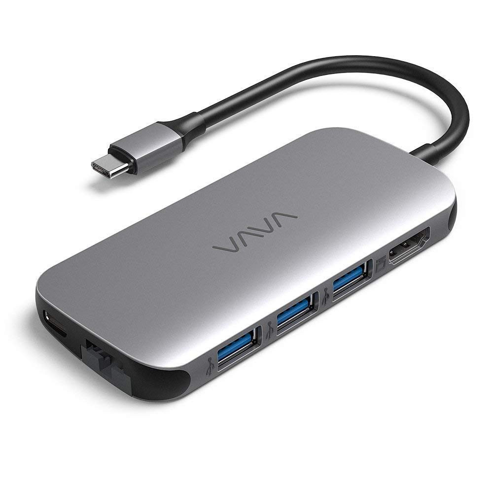 ⚡️ Bon Plan : Hub USB-C 8 en 1 Port Ethernet RJ45, HDMI 4K à 34