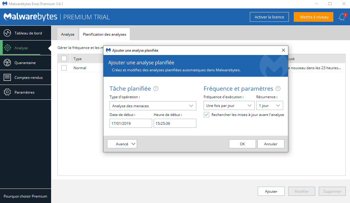 versions of malwarebytes