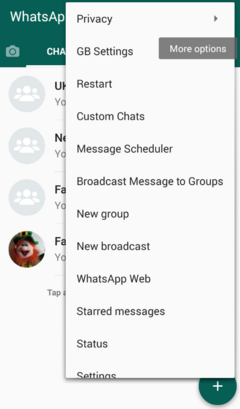 Télécharger et installer GbWhatsApp Nouvelle Version 3 raw