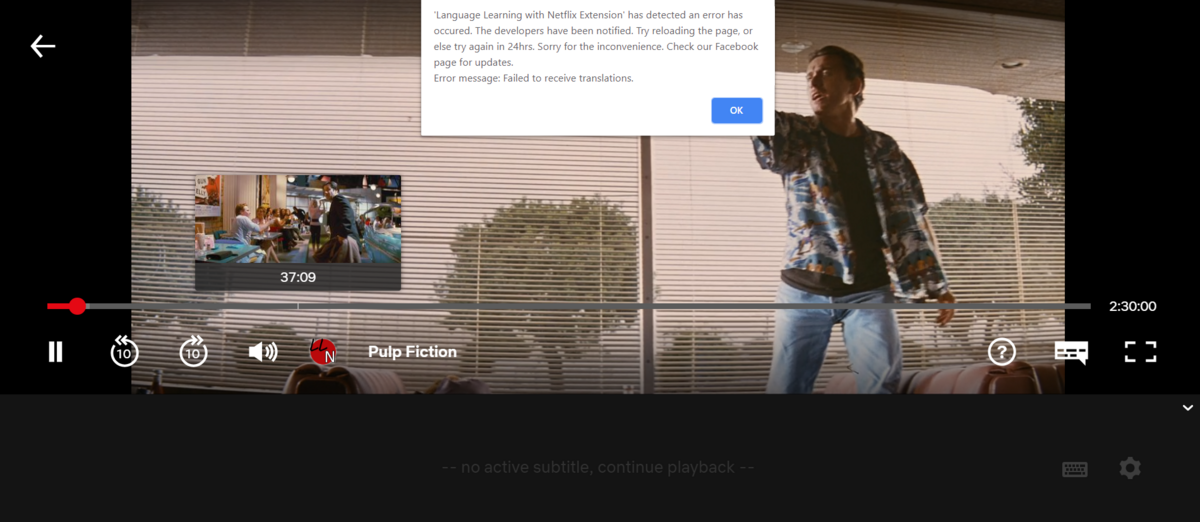Language Learning with Netflix
