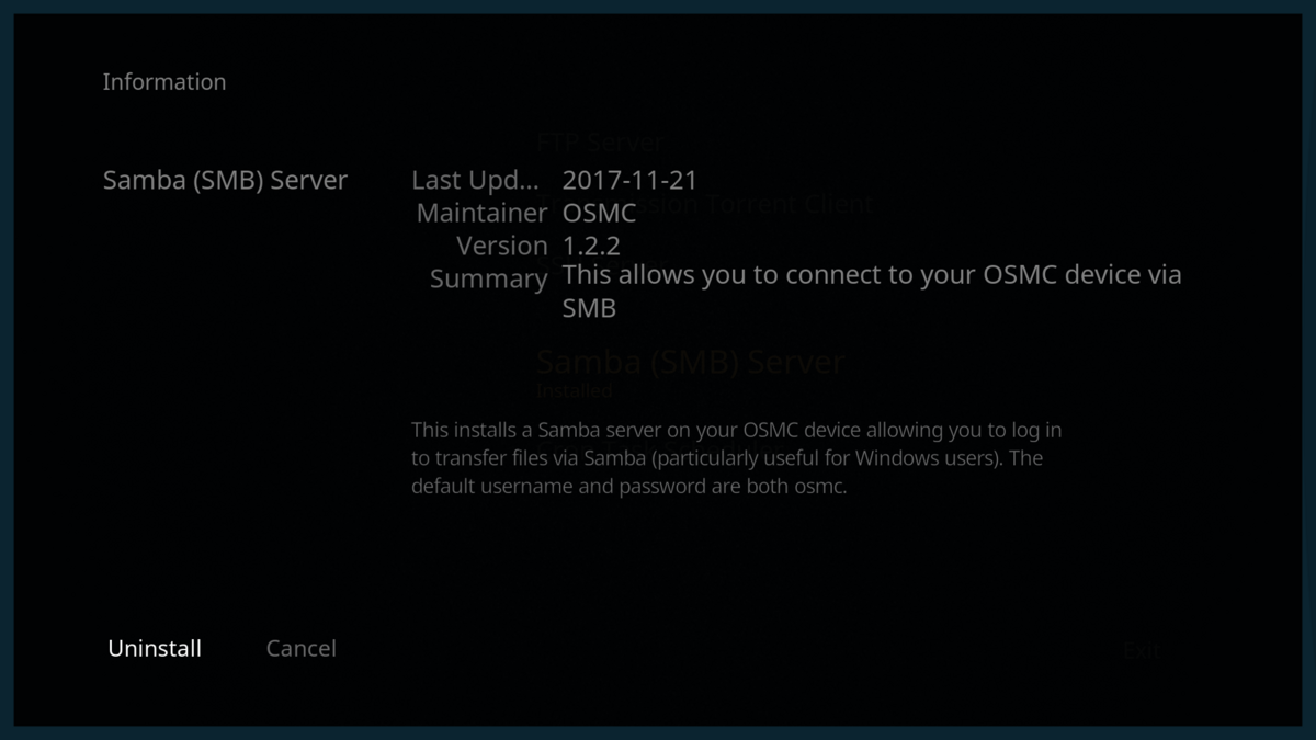 OSMC - screenshot007