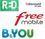 🔥 RED by SFR, Free mobile, B&YOU et Cdiscount : 4 forfaits en promo ce week-end