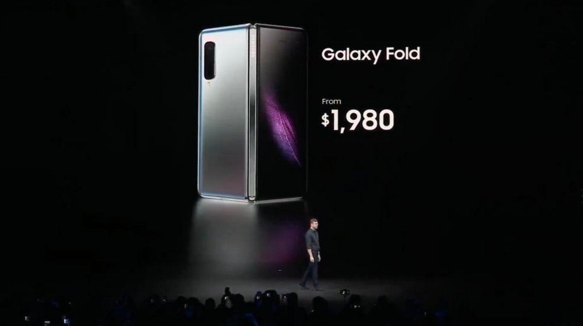 Samsung Galaxy Fold prix