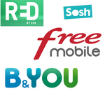 🔥 RED by SFR, SOSH, Free Mobile, B&YOU : 4 bons plans forfaits à 10€ et moins