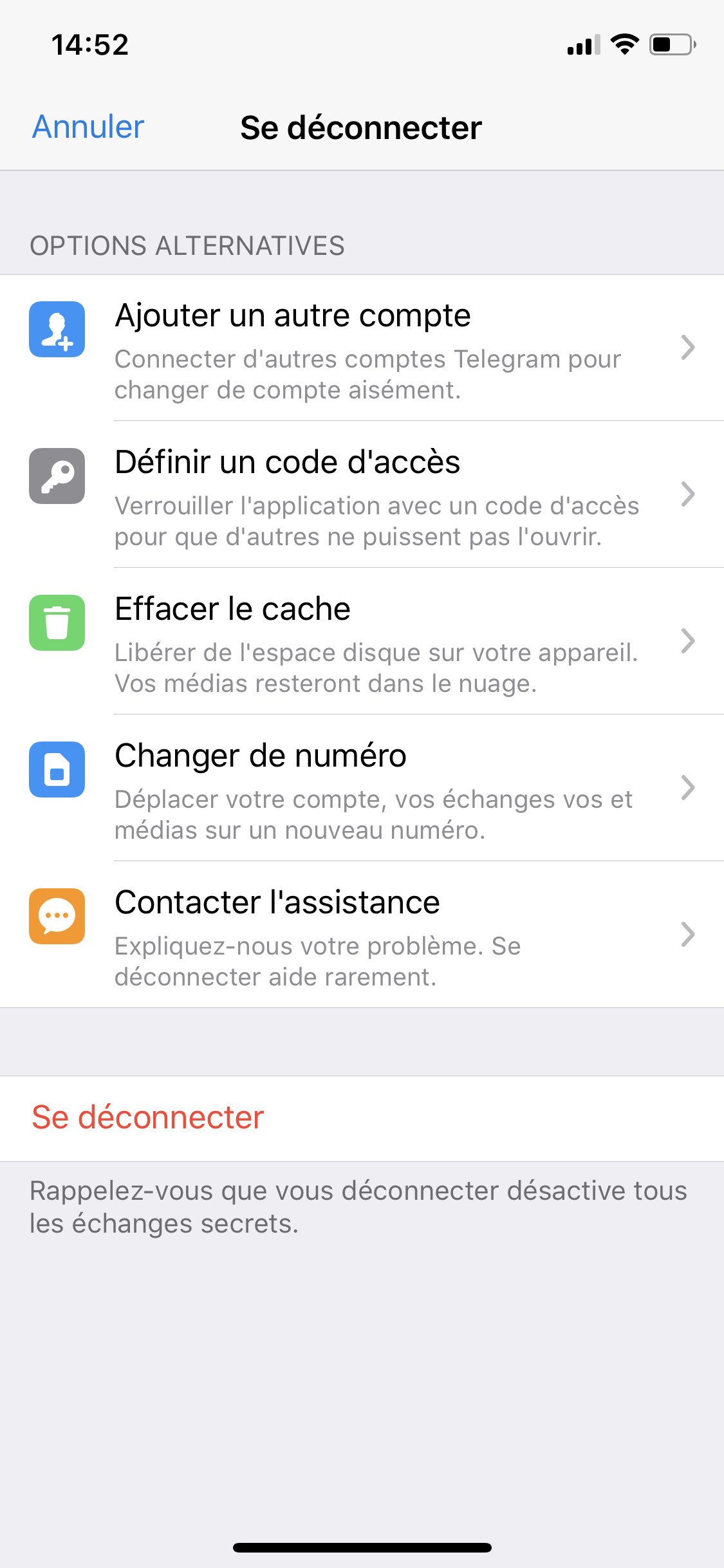 Telegram 5.4