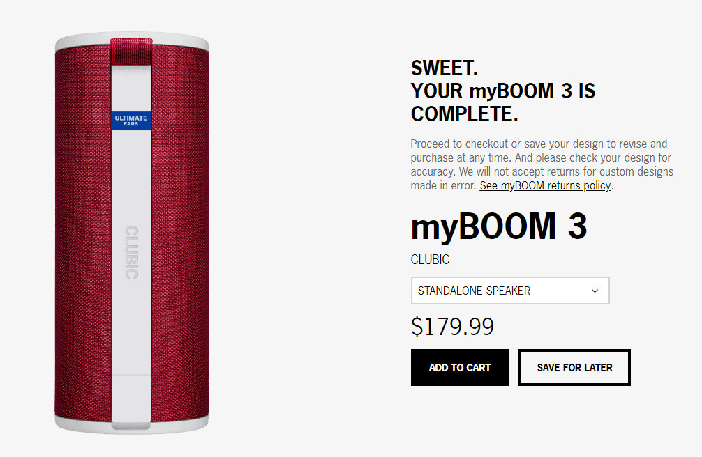 myBOOM 3 Clubic