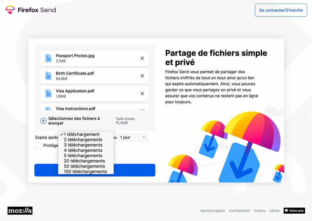 Firefox Send