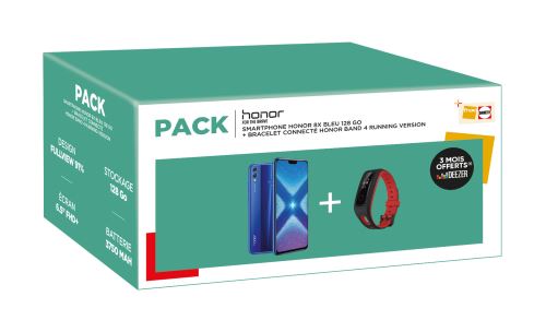 Pack Honor 8X + Band 4 Fnac