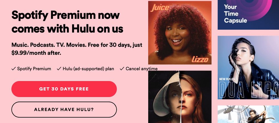 Spotify x Hulu