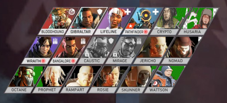 Apex Legends roster