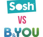 🔥 Sosh Vs. B&YOU : quel forfait mobile à 10€ choisir ?