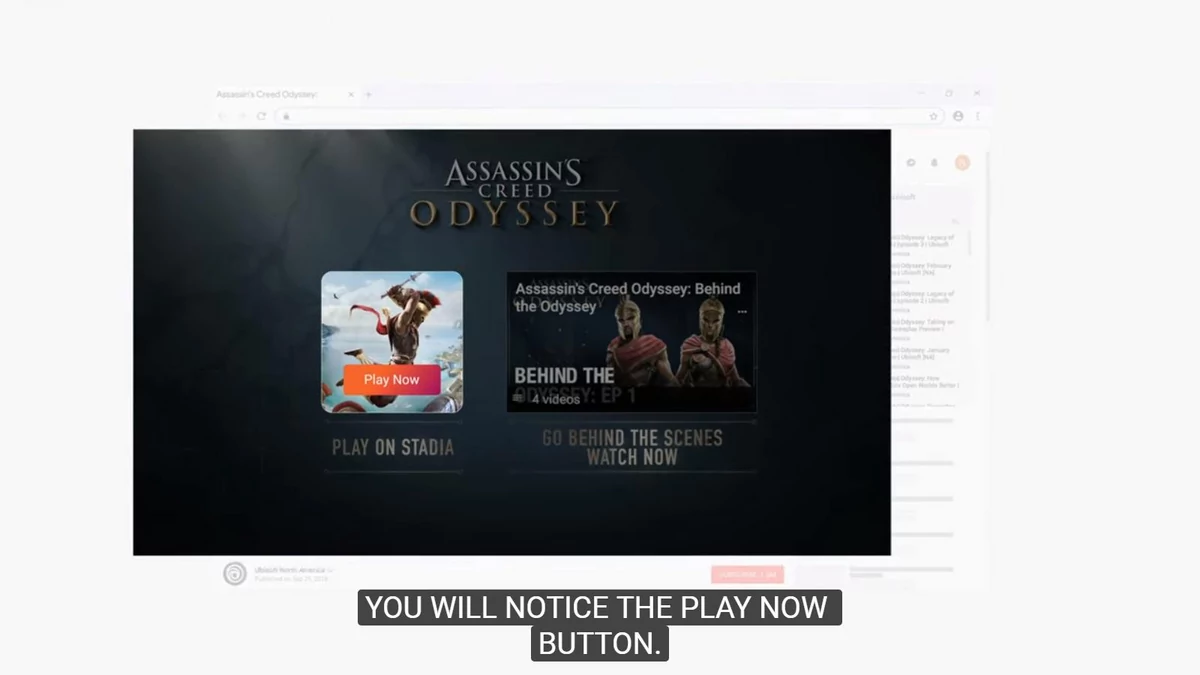 Stadia cloud gaming