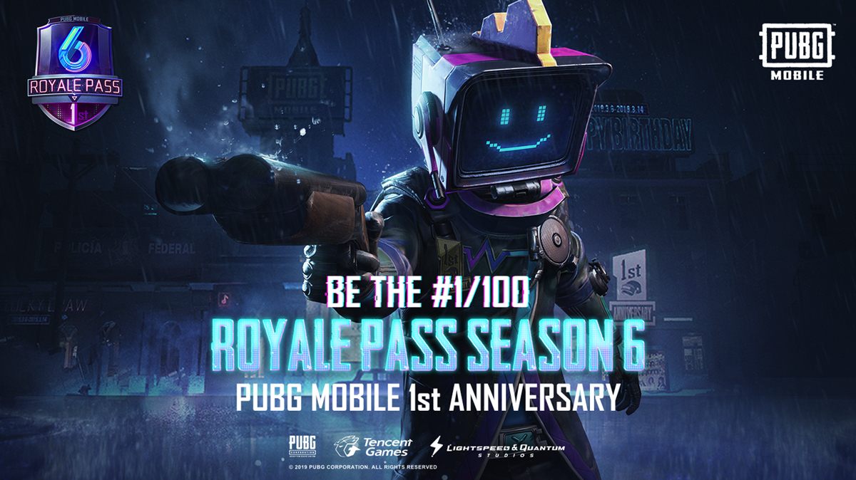 PUBG Mobile anniversaire