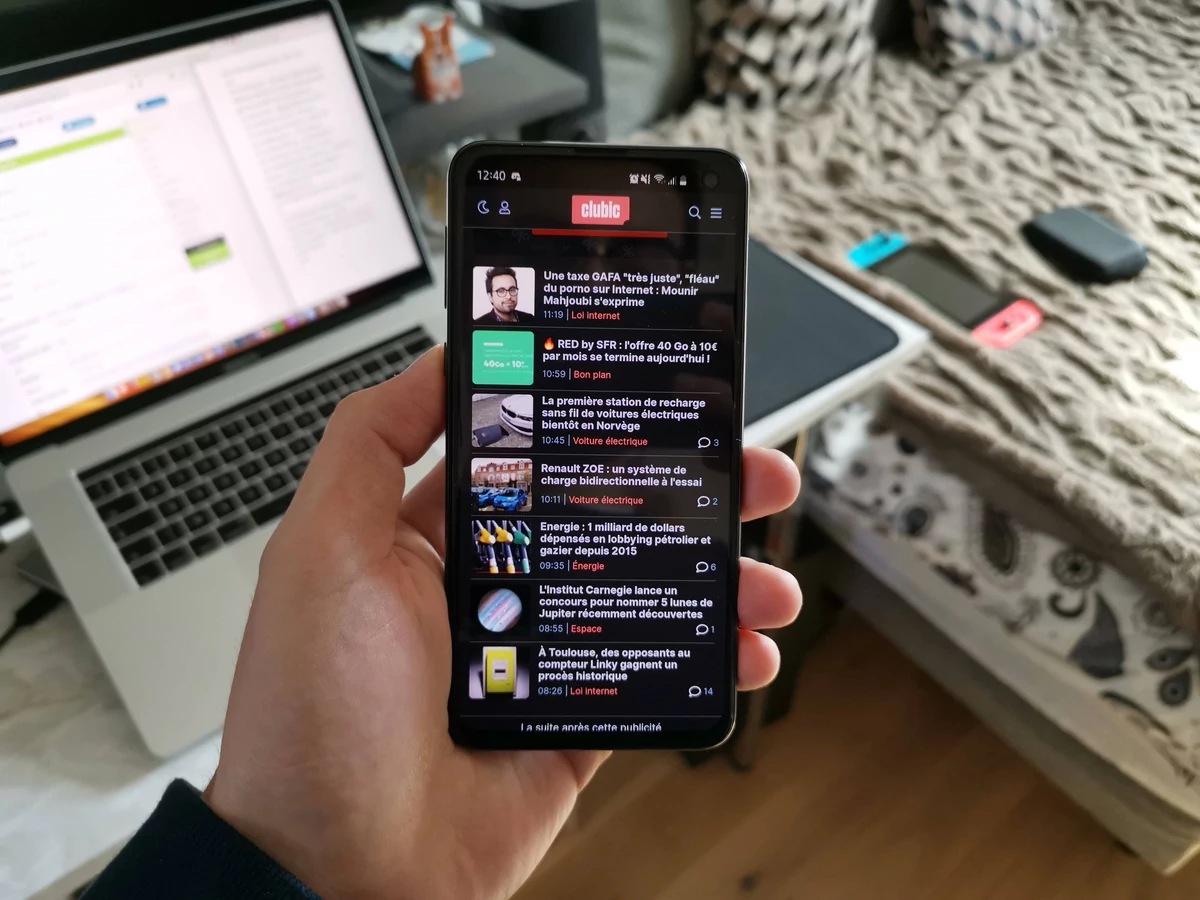 Samsung Galaxy S10e test