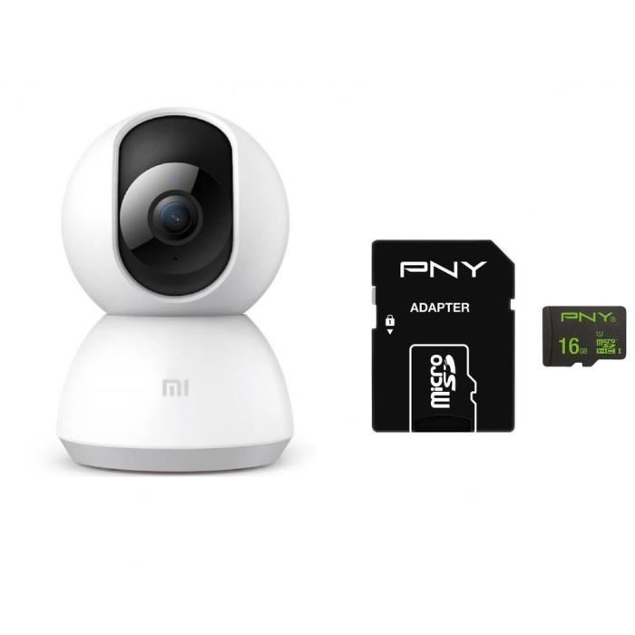 ⚡️ Bon plan : Caméra de surveillance 360° XIAOMI Mi Home + Carte Micro SD  16Go à 39,99€