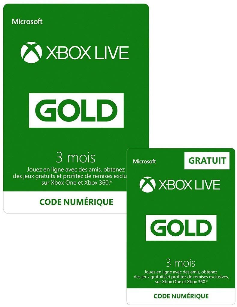 ⚡️ Bon Plan : 6 mois d'abonnement au Xbox Live Gold à 19,99€ au lieu de  29,99€