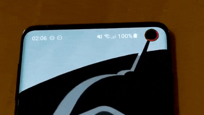led notification s10