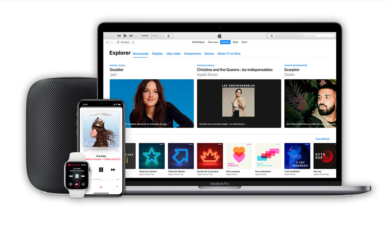 La version Android d'Apple Music mentionne 