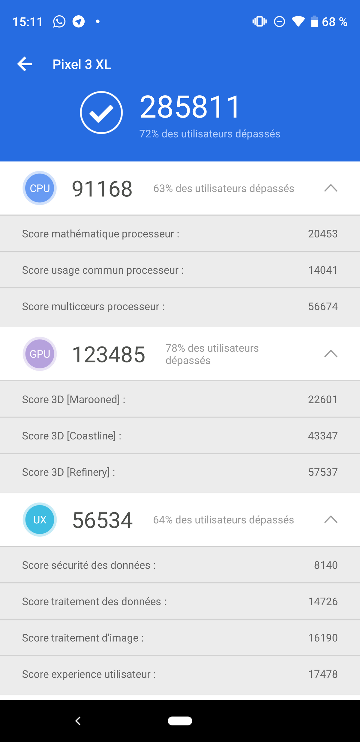 Google Pixel 3 XL test