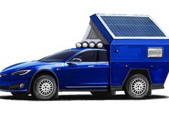 Un camping-car Tesla Model S ? C'est possible... mais plutôt moche