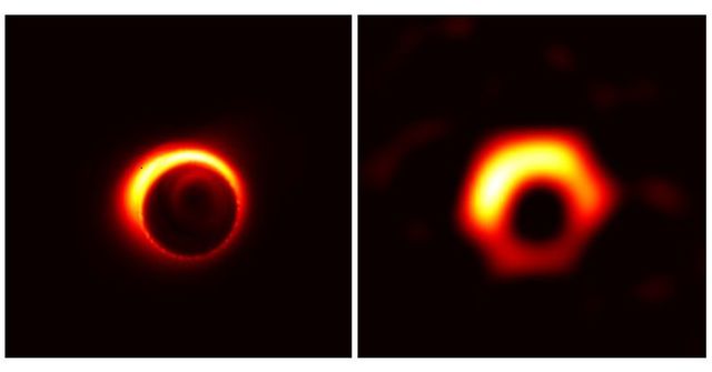 Le trou noir M87* présenté avec une image « plus nette » mais sujette à